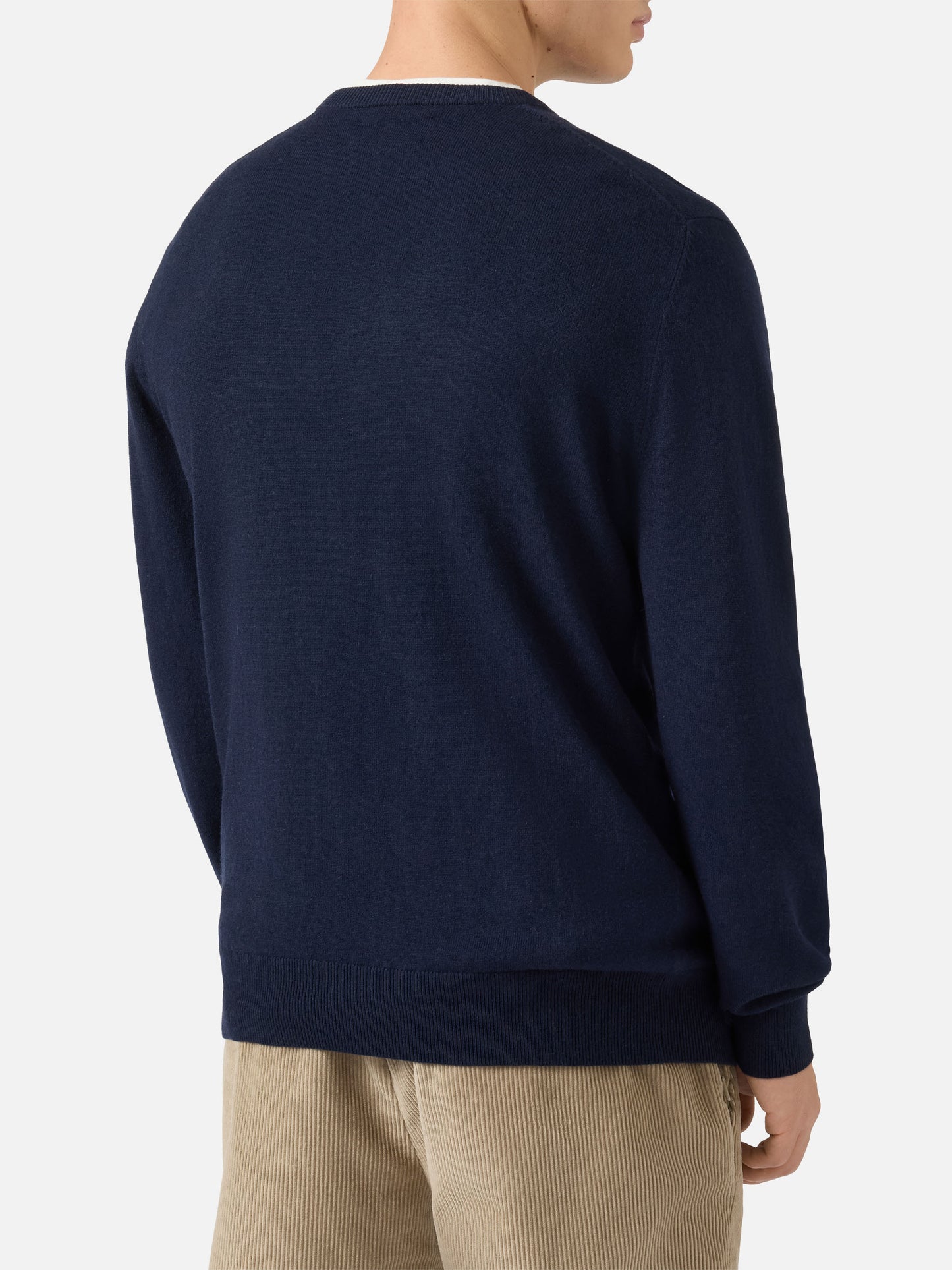 Crewneck sweater Heron Light with Uncle Scrooge embroidery | DISNEY SPECIAL EDITION