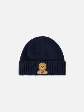 Navy blue Holden beanie with lion embroidery | Special edition