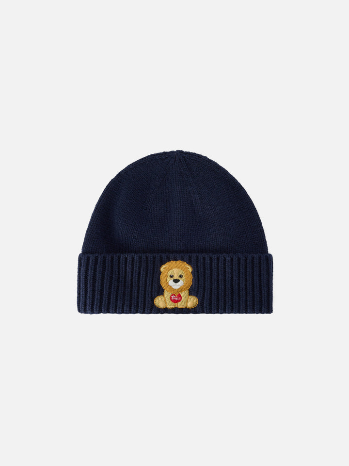 Bonnet Holden bleu marine blue avec broderie lion | Special edition 