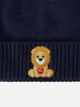 Navy blue Holden beanie with lion embroidery | Special edition