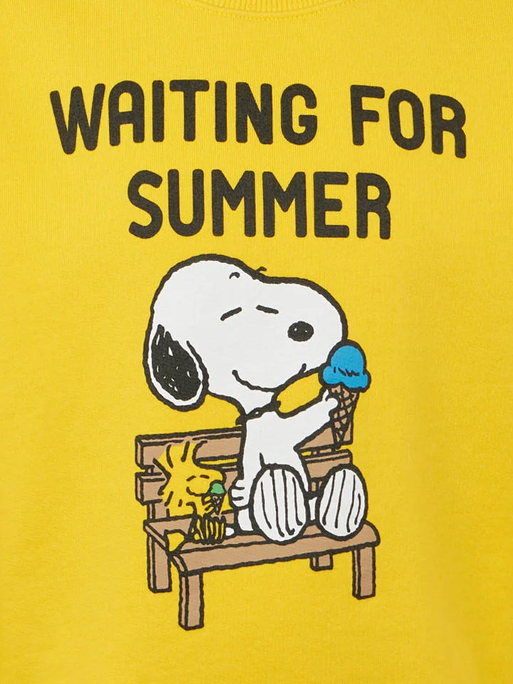 Jungen-Sweatshirt mit Rundhalsausschnitt und Snoopy-Aufdruck | SNOOPY PEANUTS™ SONDEREDITION