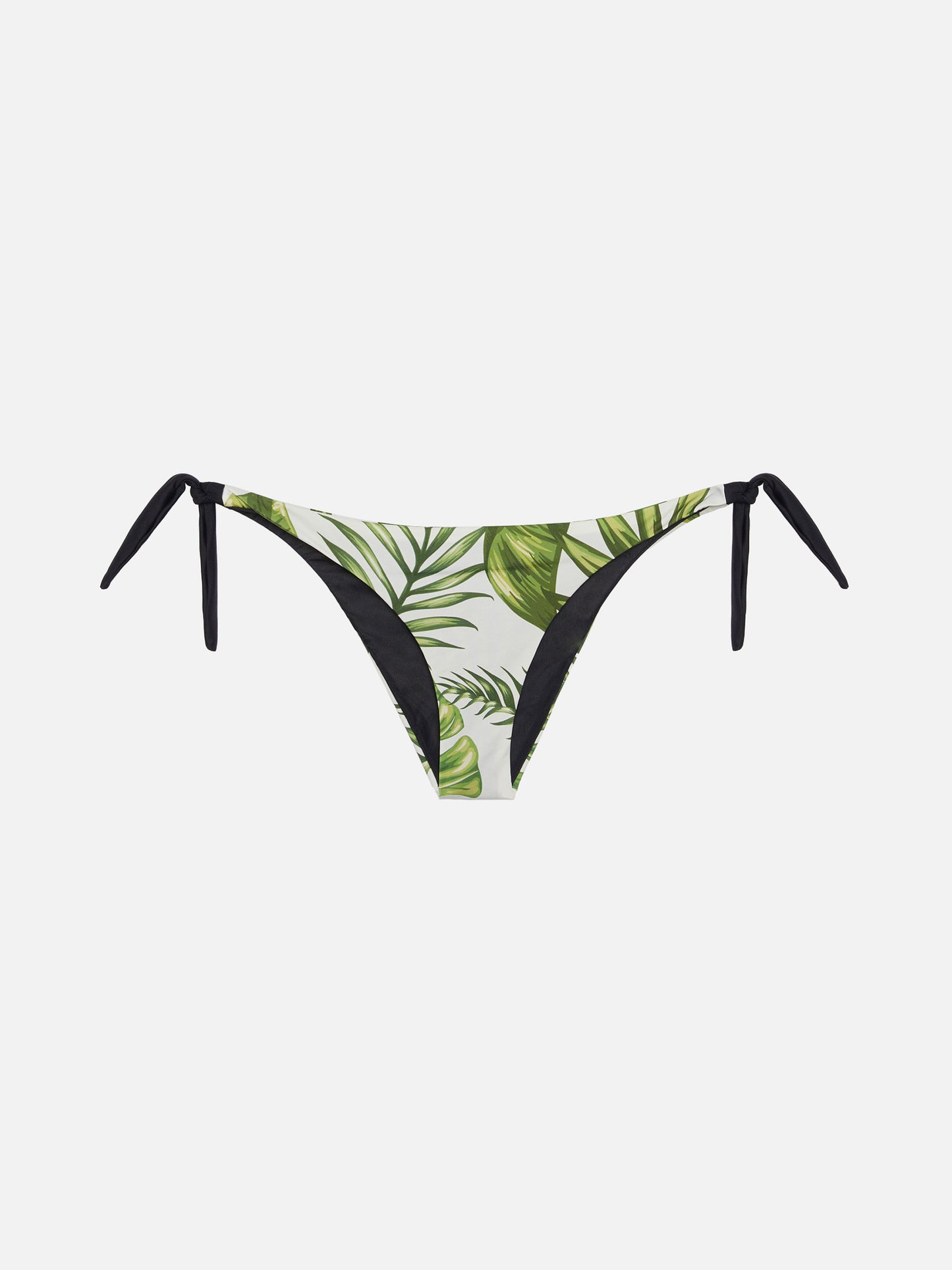 Ines classic swim briefs with tropical print