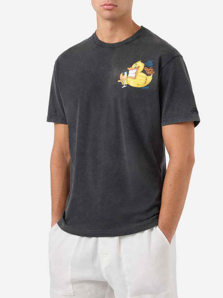 T-shirt Jack in cotone stampa ducky Cryptopuppets | Special Edition