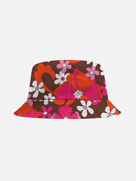 Flower bucket hat