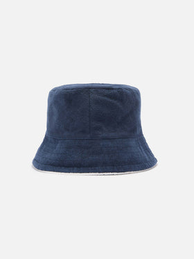 Frottee-Bucket-Hat mit Stickerei vorne