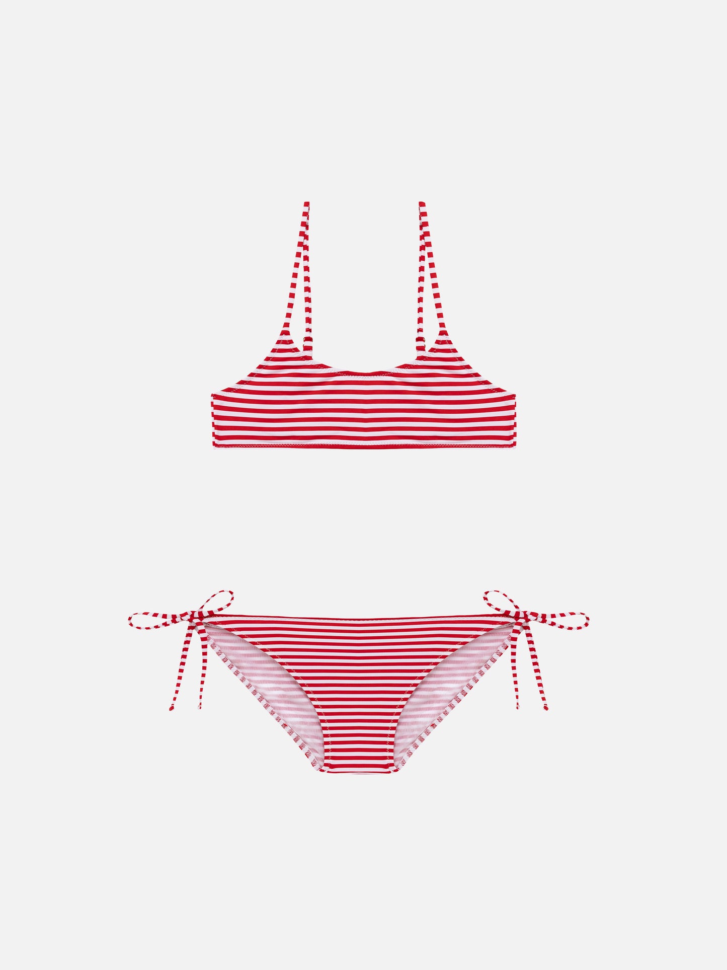 Jaiden bralette bikini with striped print - MC2 Saint Barth