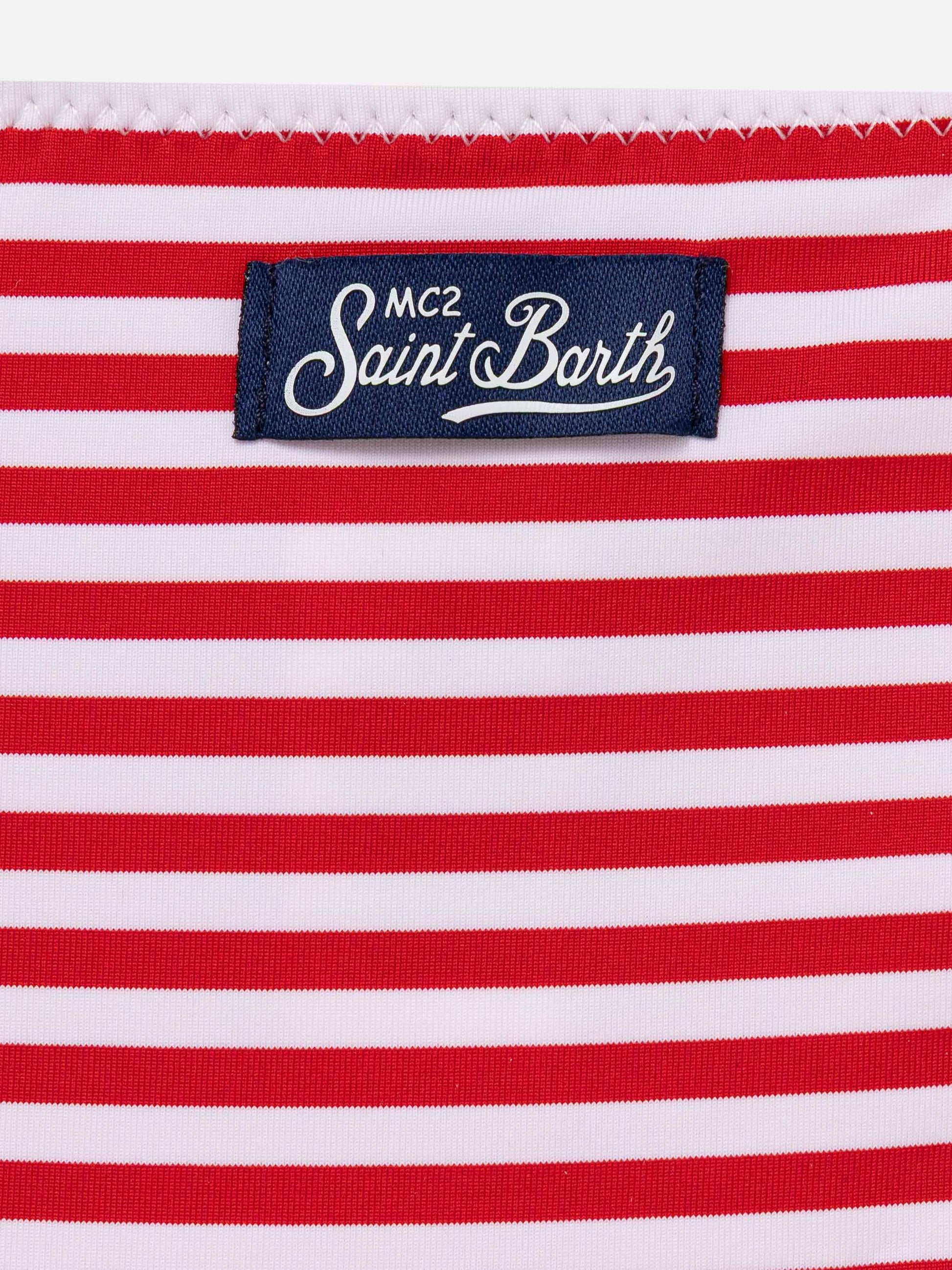 Jaiden bralette bikini with striped print - MC2 Saint Barth