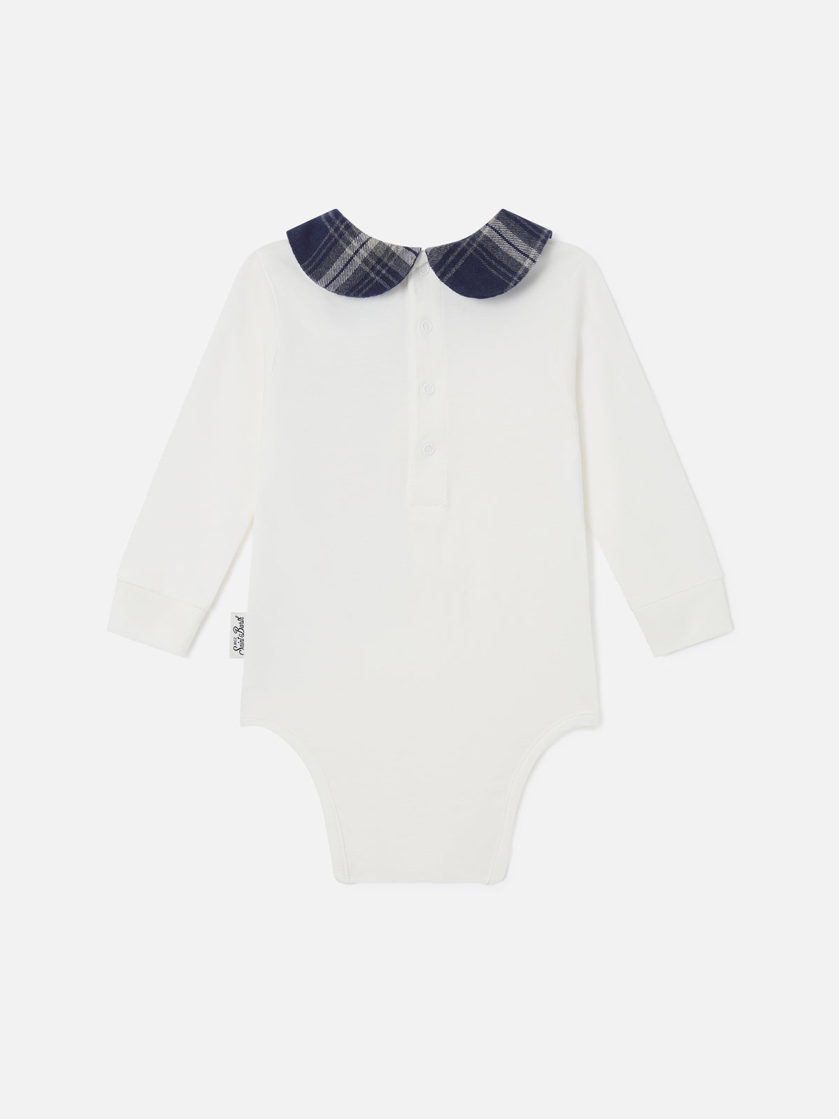 White Jacques organic cotton body with Se Potessi Parlare embroidery