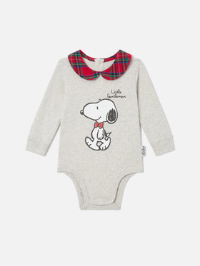 Cremefarbener Body Jacques aus Bio-Baumwolle mit Snoopy-Print | Special edition 