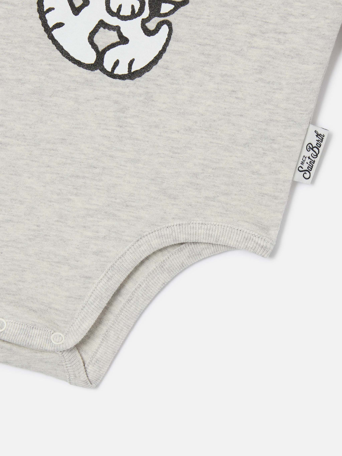 Cremefarbener Body Jacques aus Bio-Baumwolle mit Snoopy-Print | Special edition 