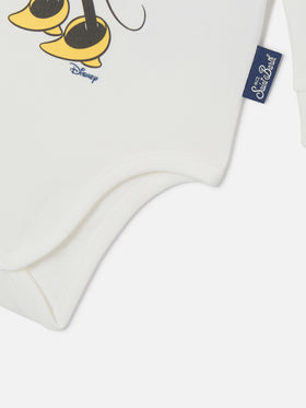 Body Jacques panna in cotone organico con stampa Minnie | Special edition