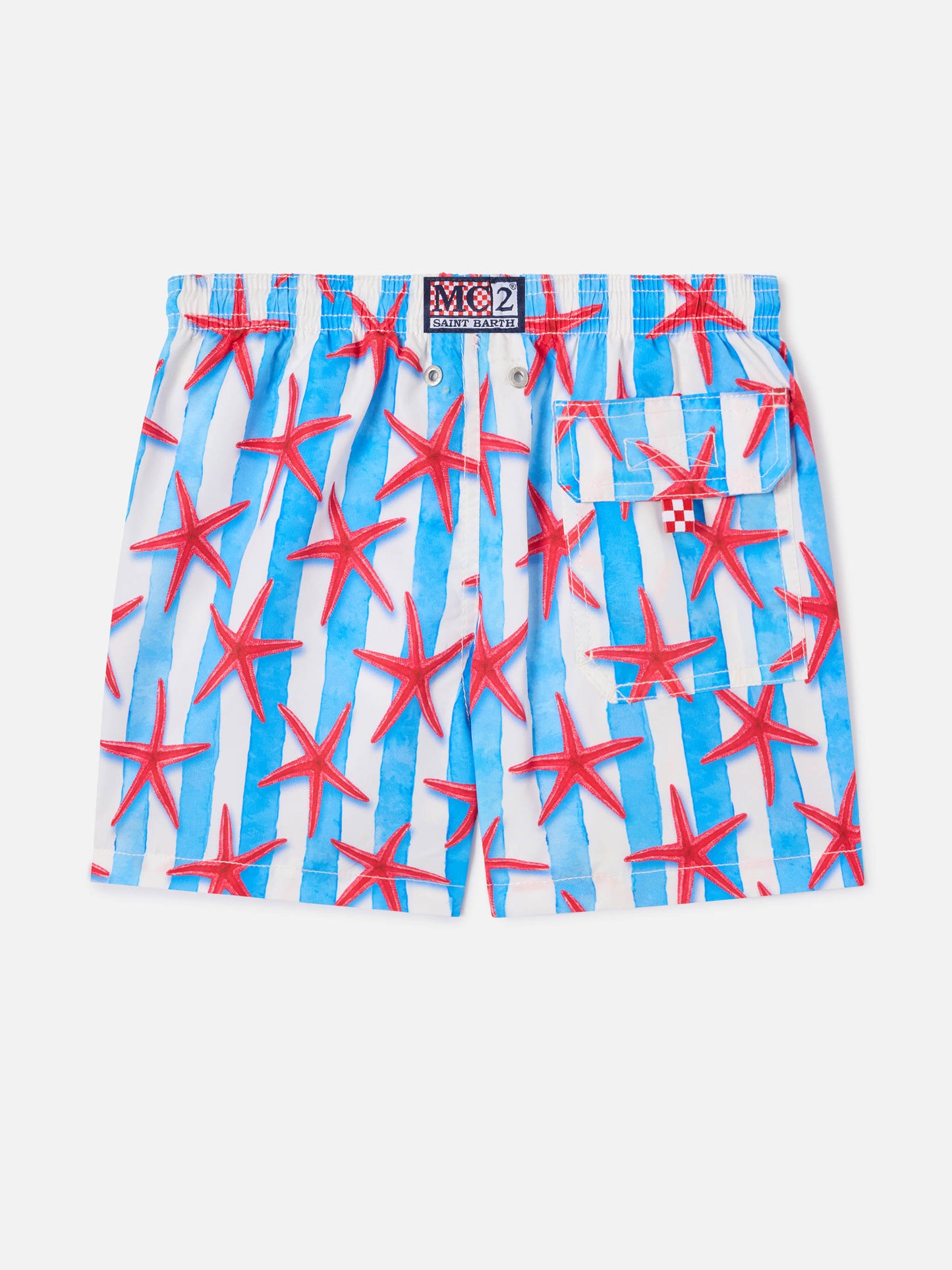Badeshorts für Jungen mit Seestern-Print 