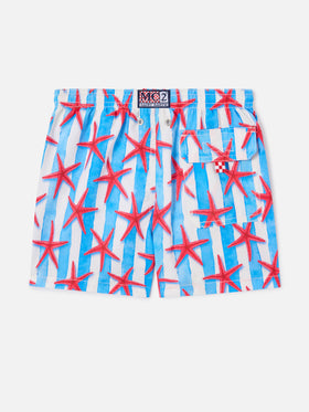 Badeshorts für Jungen mit Seestern-Print 