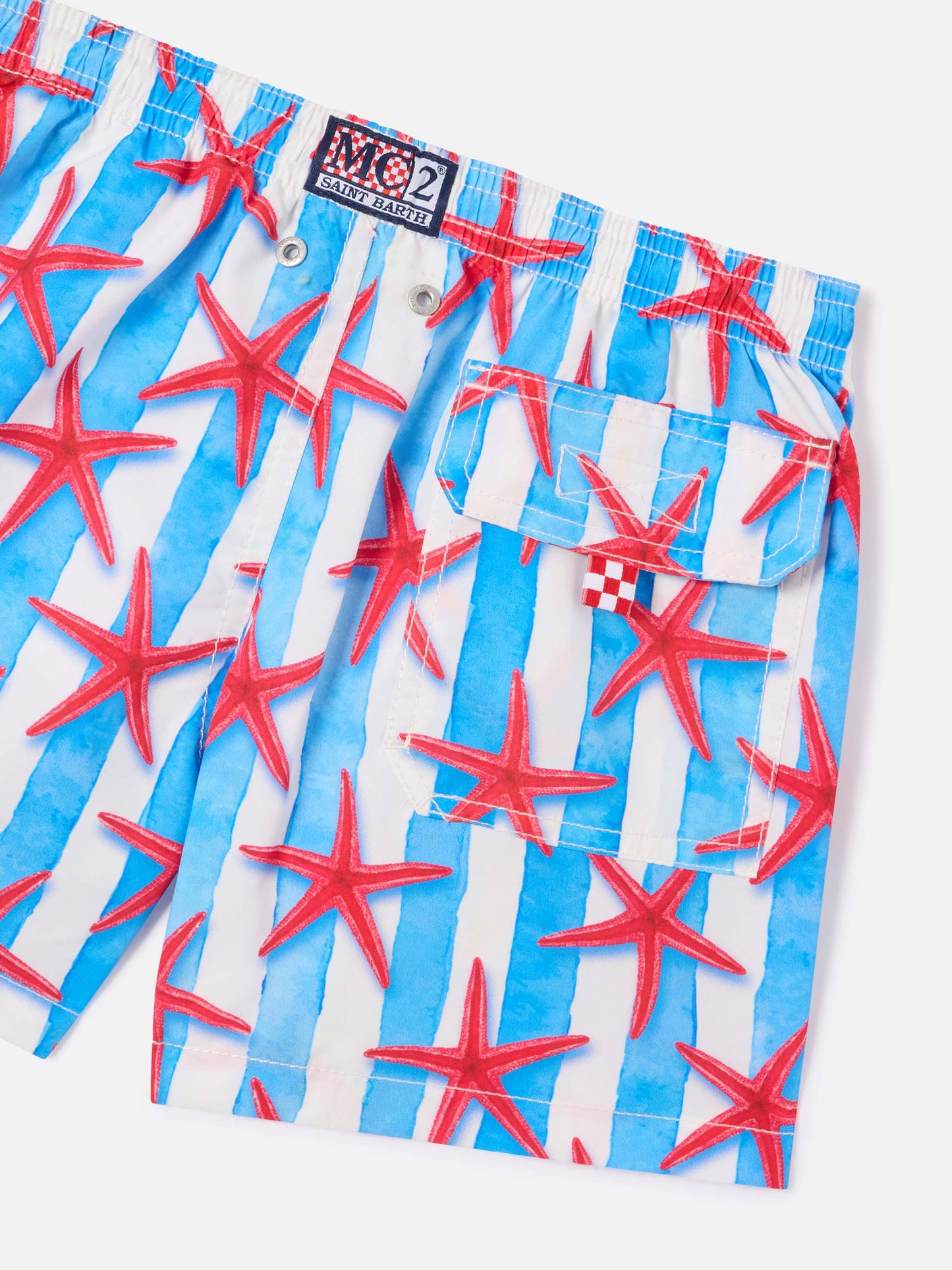 Badeshorts für Jungen mit Seestern-Print 