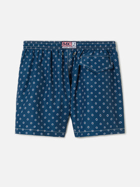 Jean Lighting swim shorts with Mini Life Saver all-over print