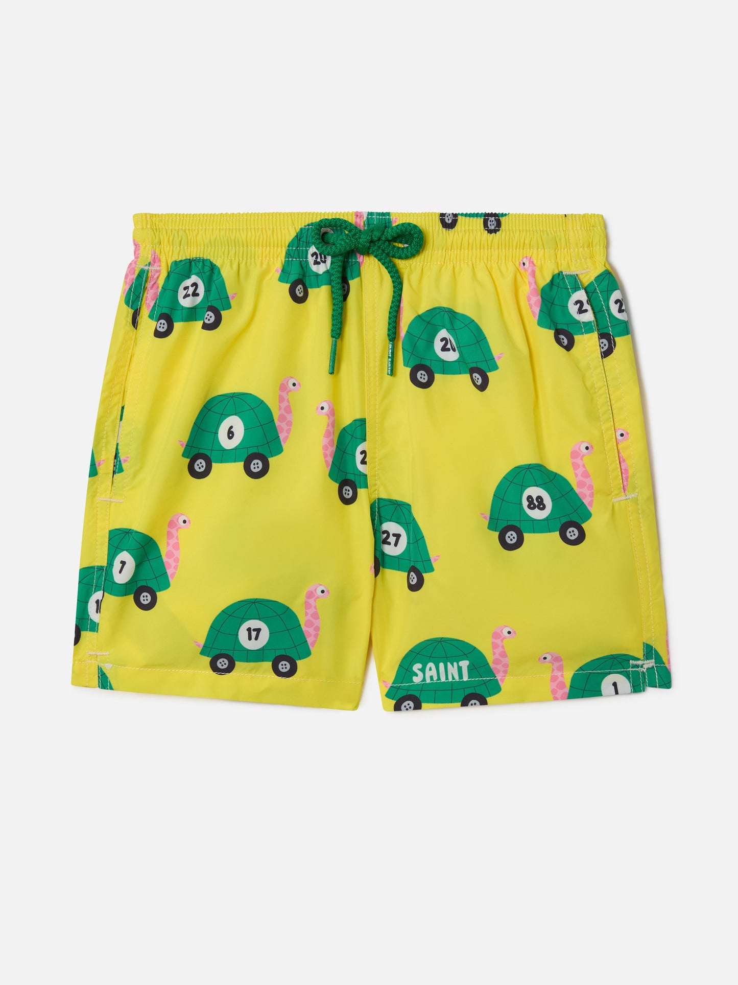 Short de bain garçon en tissu léger Jean Lighting avec imprimé tortues 