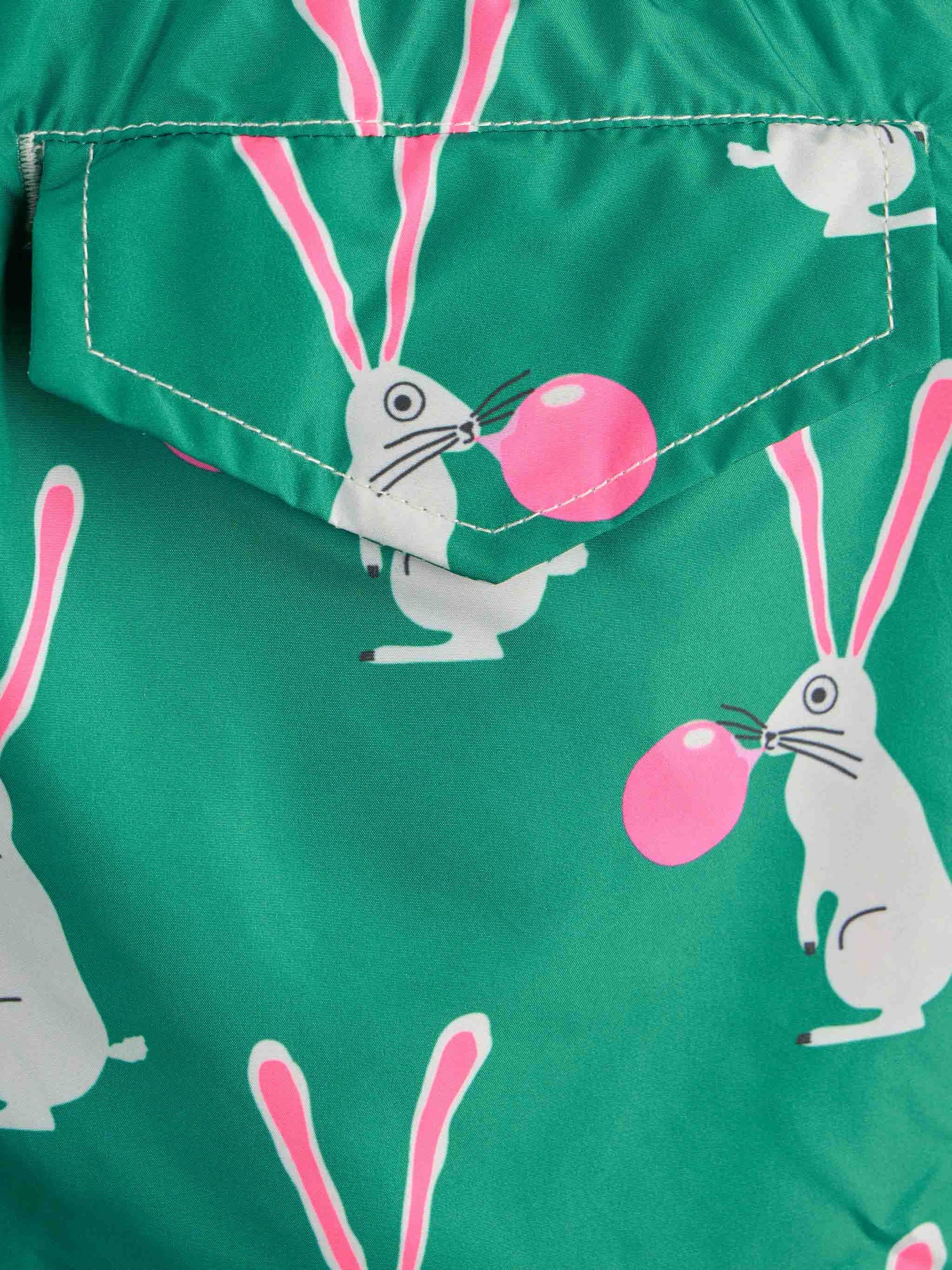 Boy lightweight fabric swimshorts with Big Babol rabbit print | BIG BABOL SPECIAL EDITION - MC2 Saint Barth