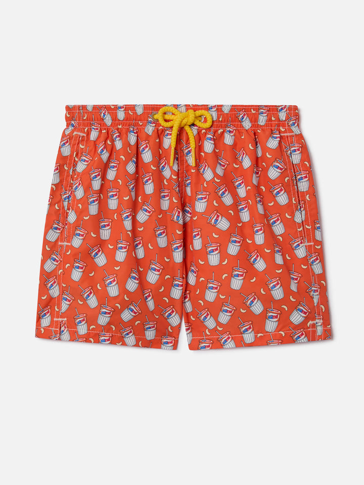 Short de bain garçon avec imprimé Estathé | Estathé® Édition Spéciale 