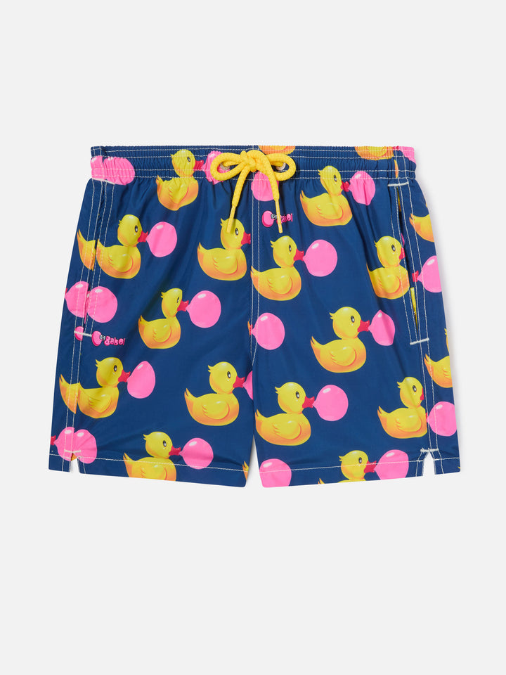 Bañador infantil con estampado de patitos |  BIG BABOL® SPECIAL EDITION 
