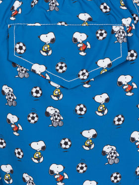 Jean Lighting lightweight fabric swim shorts with Snoopy print | SNOOPY PEANUTS® SPECIAL EDITION - MC2 Saint Barth