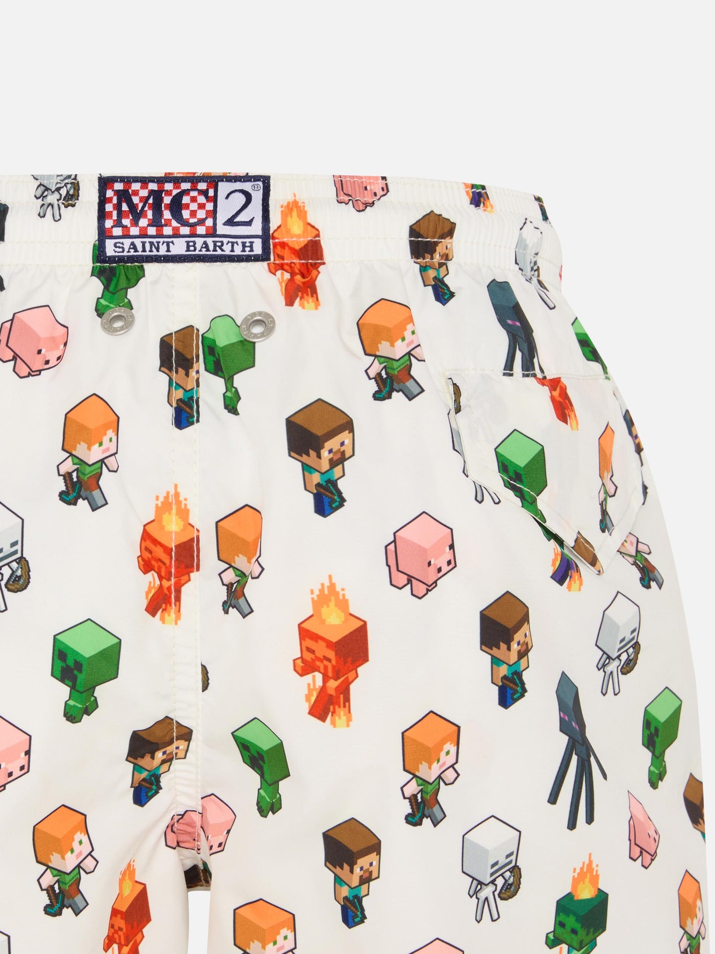 Costume mare Jean Lighting in tessuto leggero con stampa Minecraft | MINECRAFT SPECIAL EDITION