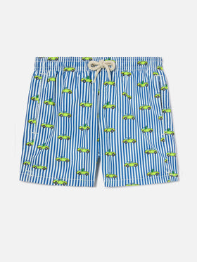 Jean Lighting swim shorts with Porsche print on stripes | Special Edition