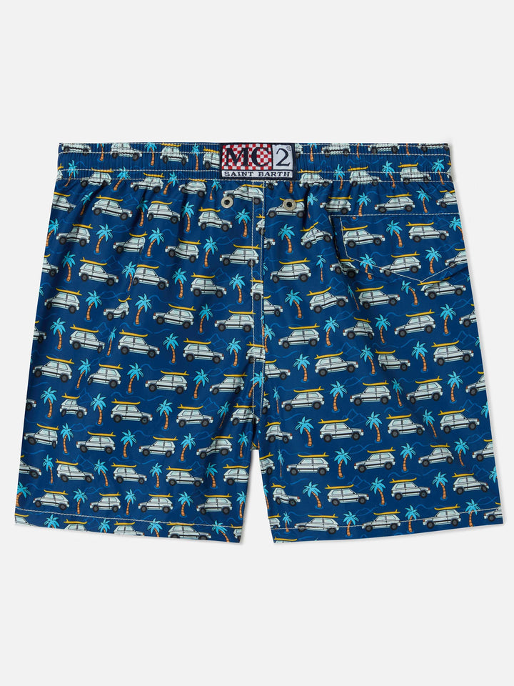 Badeshorts Jean Lighting mit Fiat Panda Allover-Print | Special Edition 
