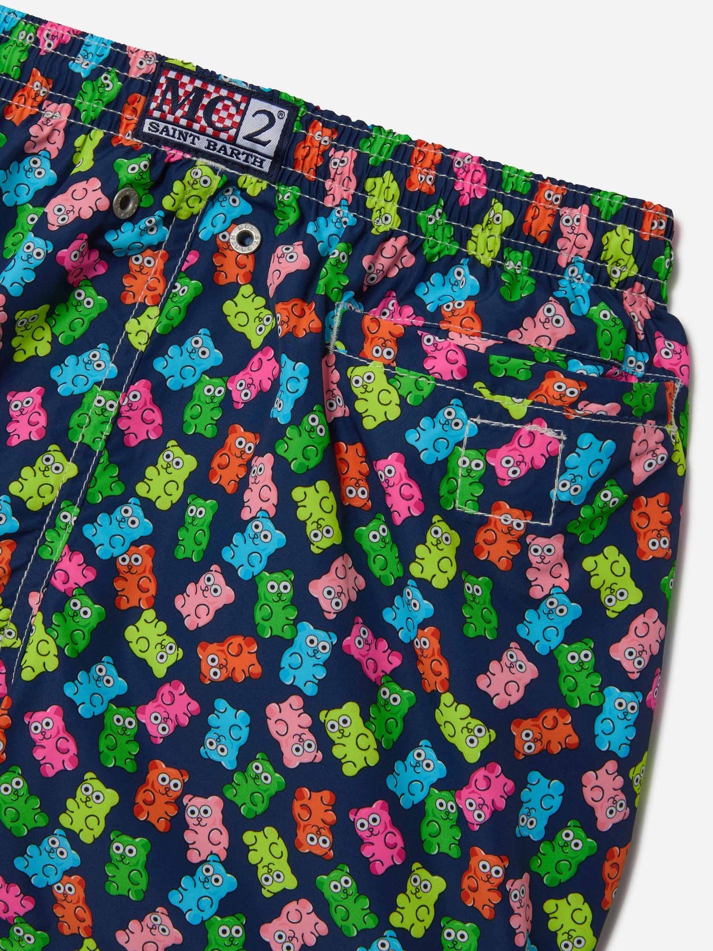 Bañador de tejido ligero para niño Jean Lighting con estampado de ositos de caramelo 