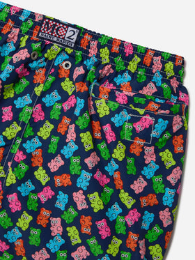 Bañador de tejido ligero para niño Jean Lighting con estampado de ositos de caramelo 