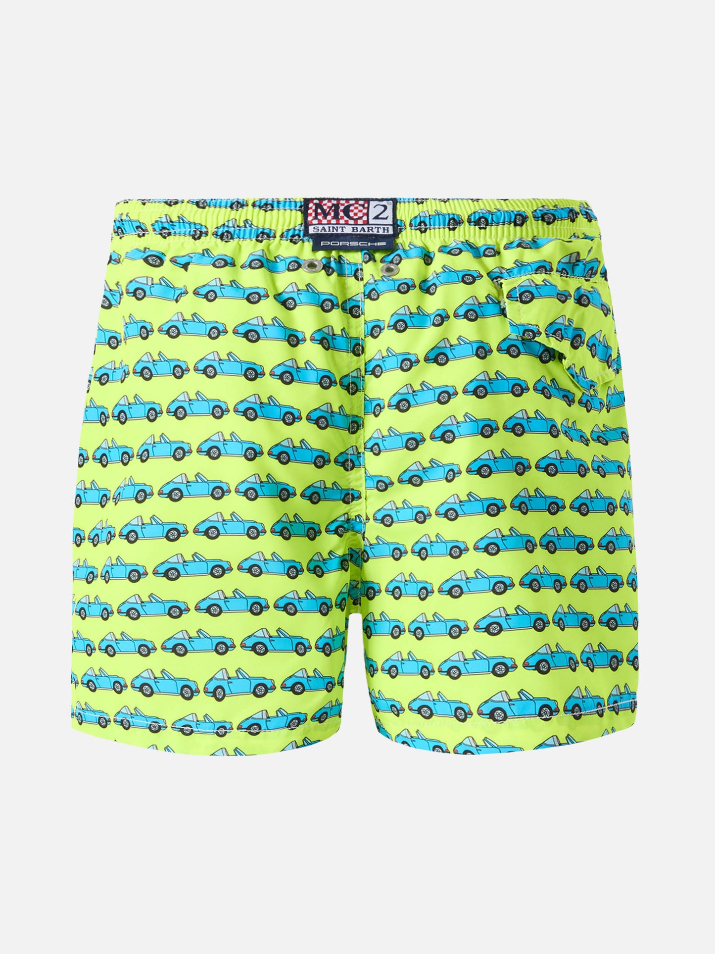 Jean Lighting lightweight fabric swim shorts with Porsche print | PORSCHE SPECIAL EDITION