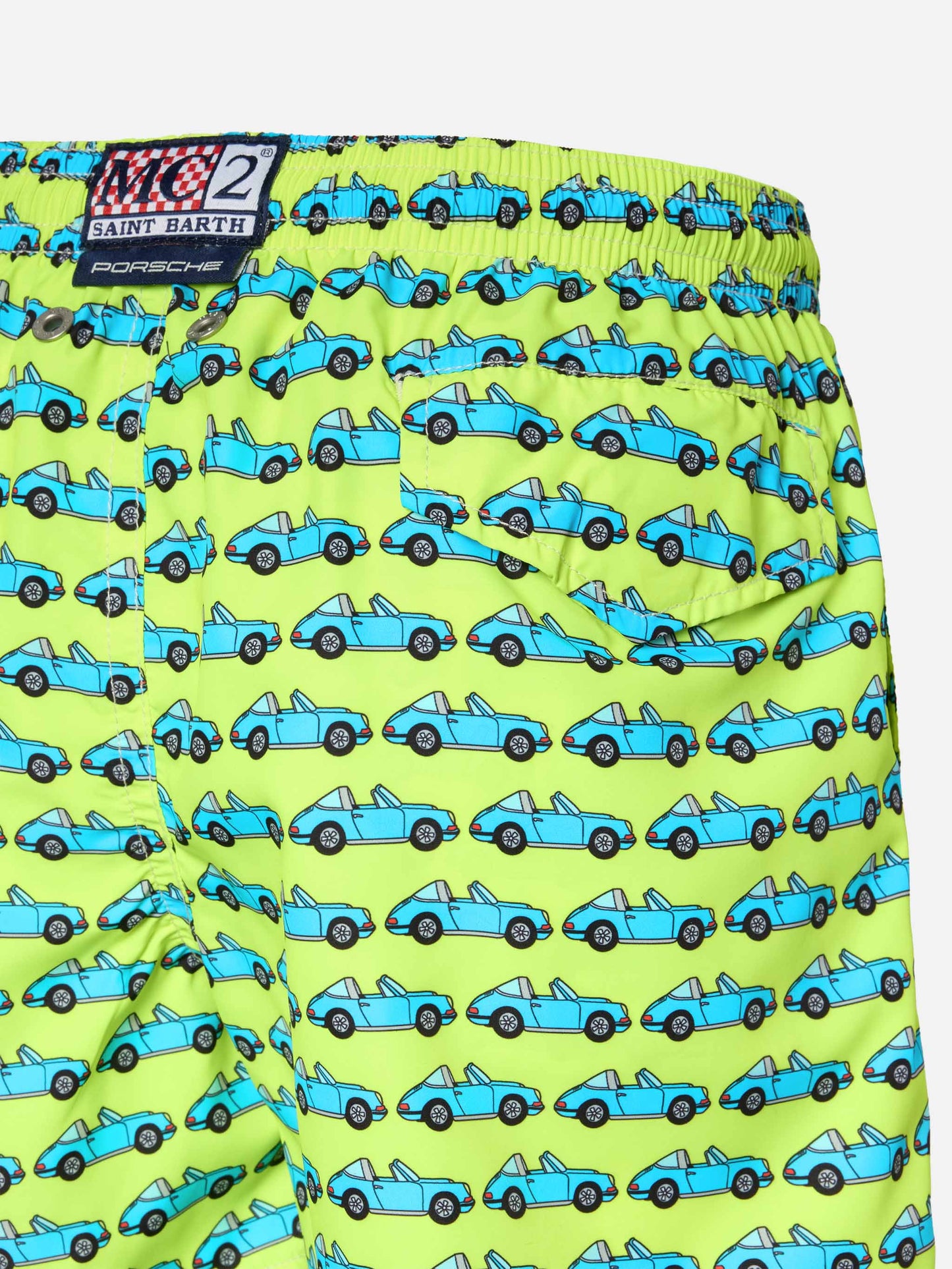 Jean Lighting lightweight fabric swim shorts with Porsche print | PORSCHE SPECIAL EDITION