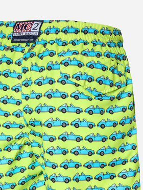 Jean Lighting lightweight fabric swim shorts with Porsche print | PORSCHE SPECIAL EDITION