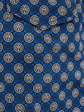 Boy lightweight fabric swimshorts with Inter print | INTER SPECIAL EDITION - MC2 Saint Barth
