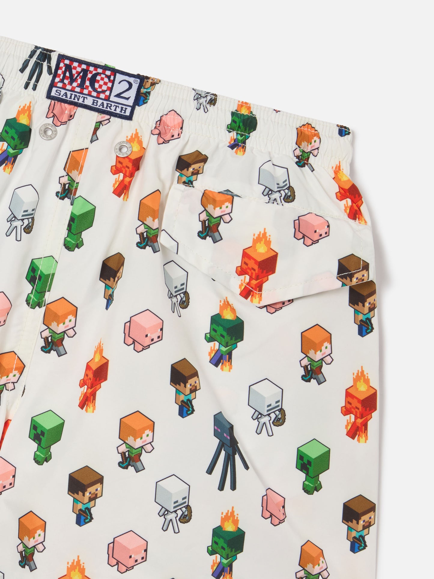 Badeshorts Jean Lighting mit Minecraft-Allover-Print | Special Edition 