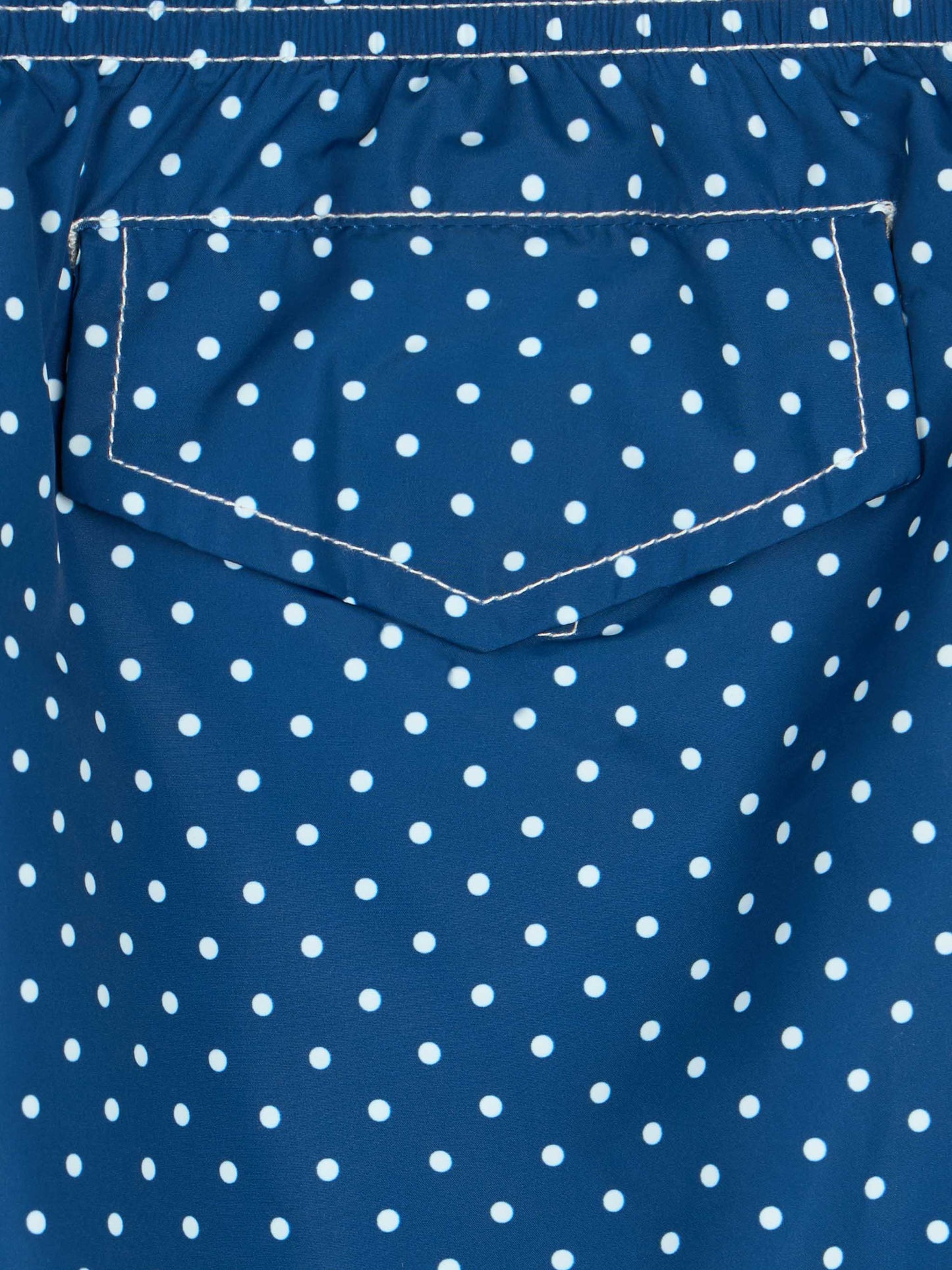 Boy lightweight fabric swim-shorts Jean Lighting with polka dots print - MC2 Saint Barth