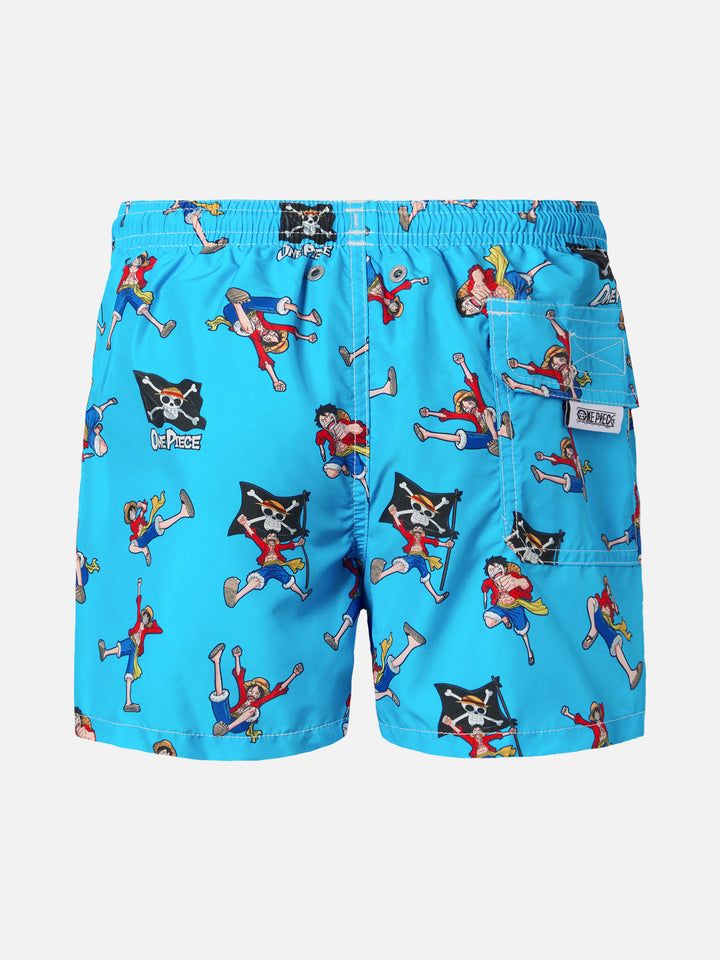 Jean Lighting lightweight fabric swim shorts with One Piece print|ONE PIECE SPECIAL EDITION