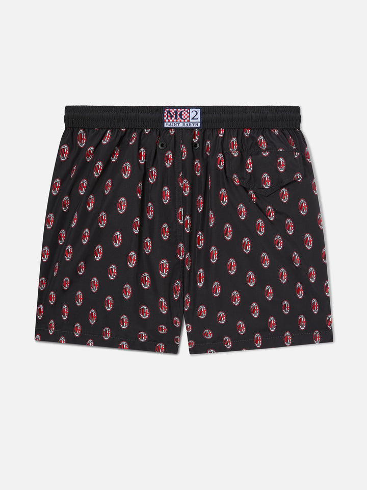 Costume mare Jean Lighting in tessuto leggero con stampa logo Milan | AC MILAN SPECIAL EDITION