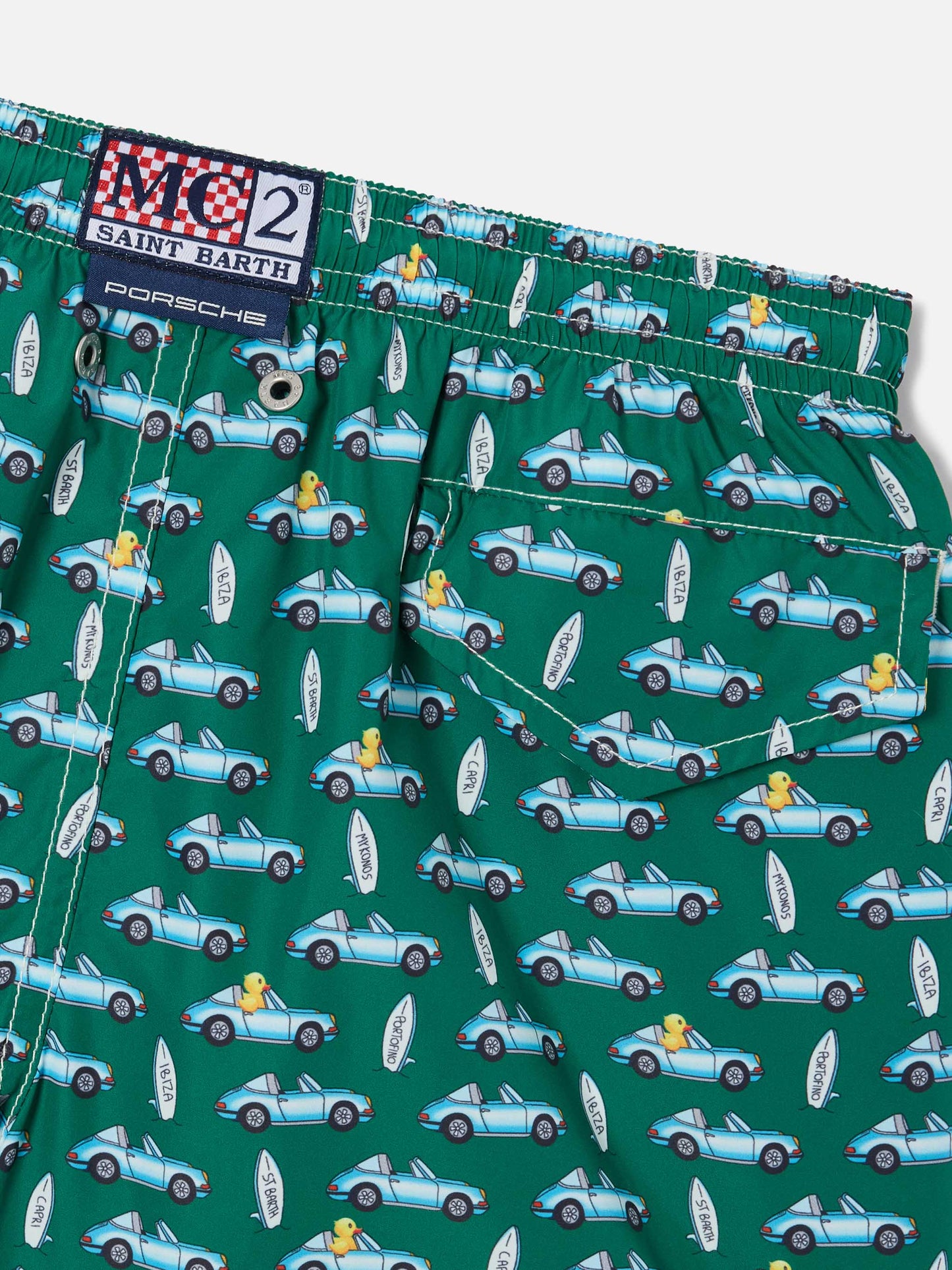 Bañador Green Jean Lighting con estampado playero sign 