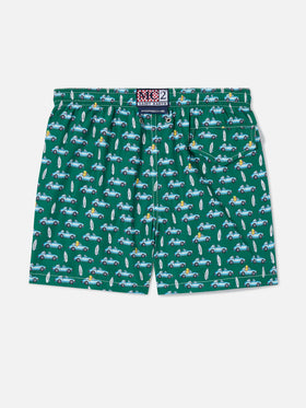 Bañador Green Jean Lighting con estampado playero sign 