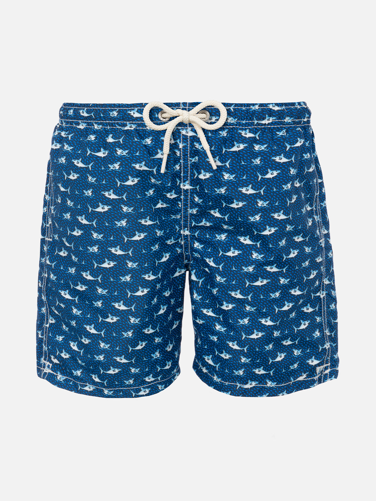 Micro sharks boy light swim shorts - MC2 Saint Barth