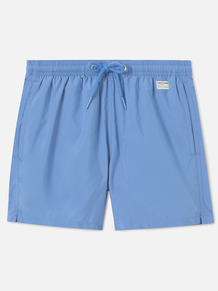 Jean Lighting Pantone swim shorts solid Cloud Blue