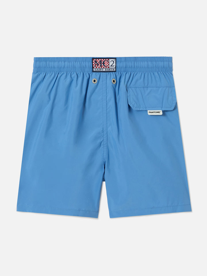 Jean Lighting Pantone swim shorts solid Cloud Blue