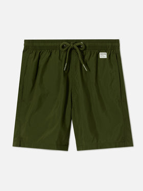 Jean Lighting Pantone swim shorts solid Military Green