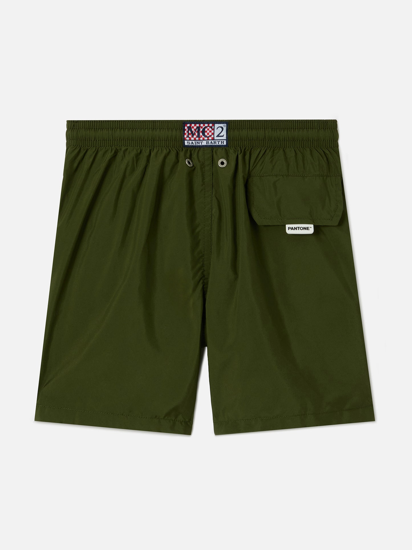 Jean Lighting Pantone swim shorts solid Military Green