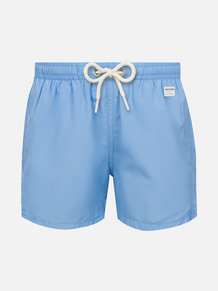 Jean Lighting Pantone lightweight sky blue swim shorts | PANTONE® SPECIAL EDITION - MC2 Saint Barth