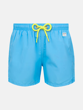Jean Lighting Pantone lightweight aqua blue swim shorts | PANTONE® SPECIAL EDITION - MC2 Saint Barth
