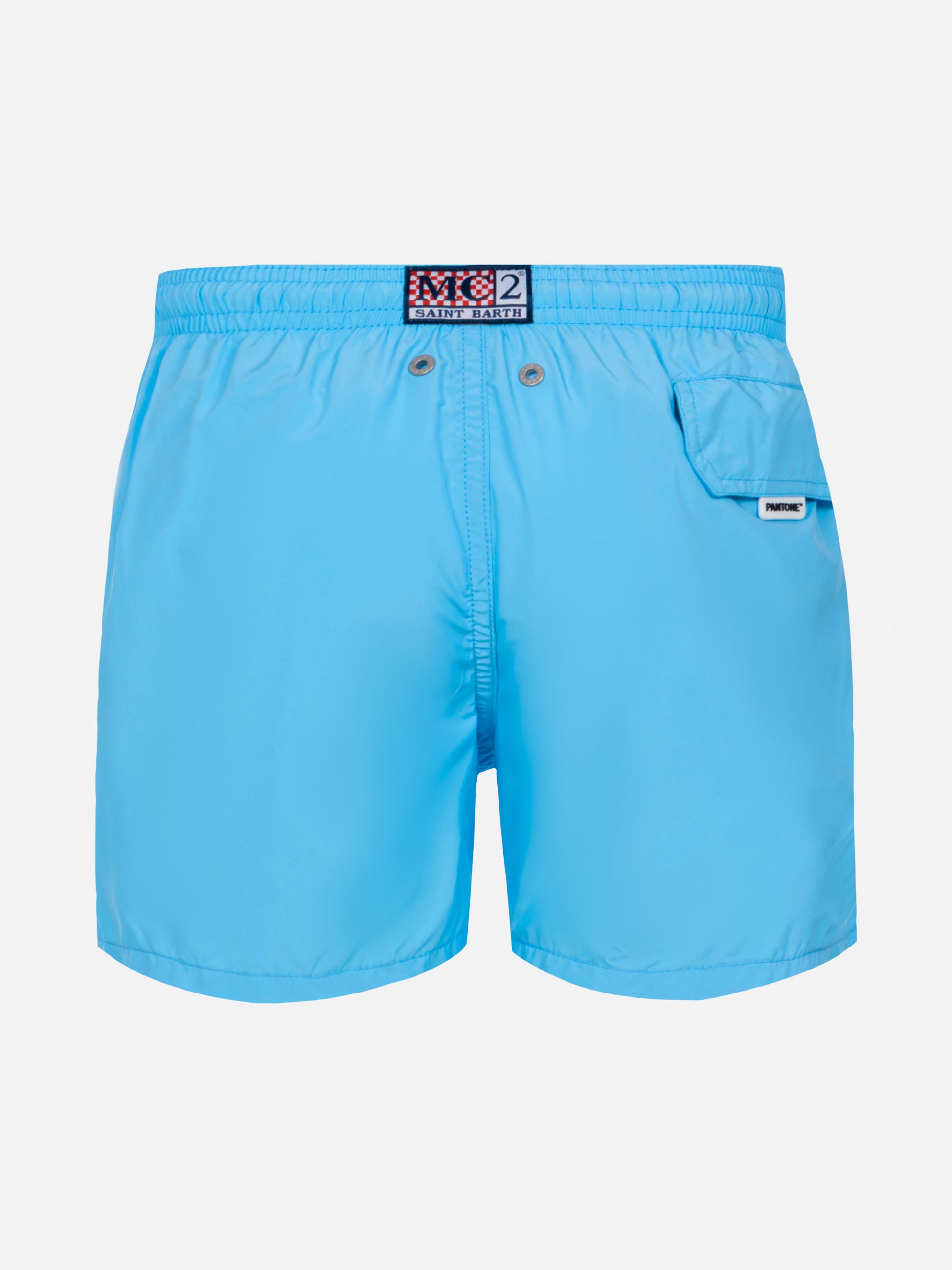 Jean Lighting Pantone lightweight aqua blue swim shorts | PANTONE® SPECIAL EDITION - MC2 Saint Barth