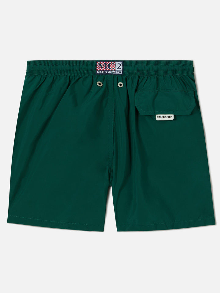 Jean Lighting Pantone swim shorts solid British Green