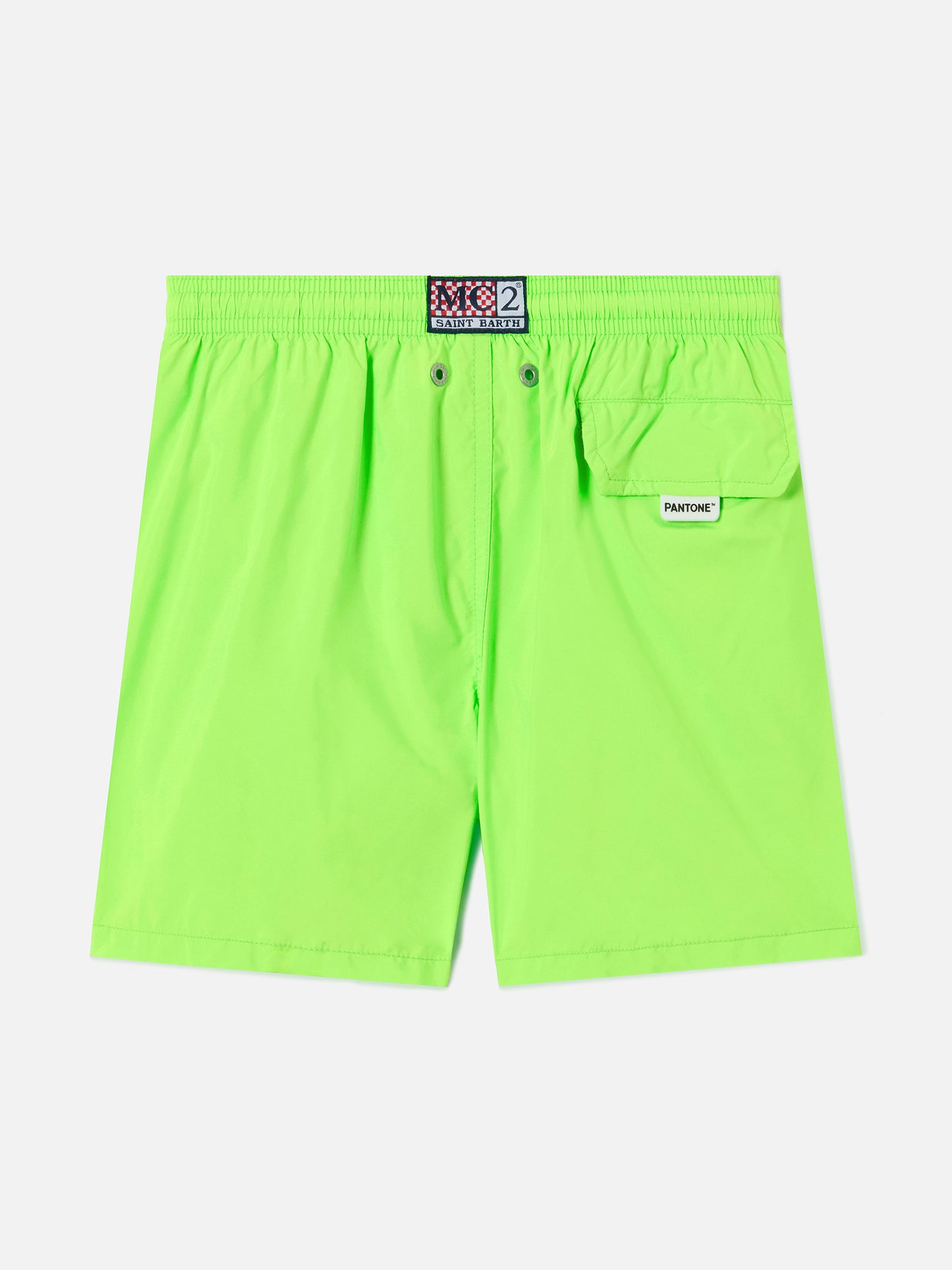 Jean Lighting Pantone swim shorts solid Fluo Green