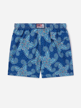 Costume da bagno da bambino con stampa paisley